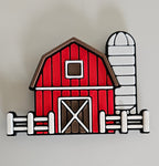 3d Farm Animal Cow Horse Tractor Magnets - Build your own farm - choice of styles
