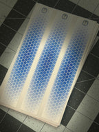 White Shadow Drop Honeycomb Arrow Wraps