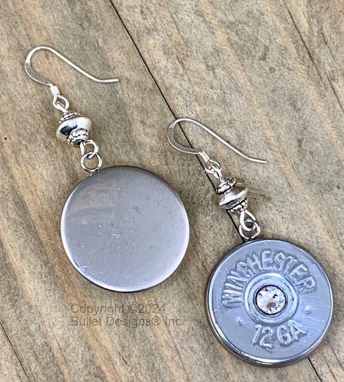 12 Gauge Shotgun Dangle Earrings