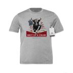 Shut Up & Color - Patriotic Adult Unisex Western Tee T-Shirt