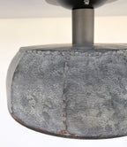 Rustic Metal Farmhouse Ceiling Light - Eight Sided