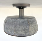 Rustic Metal Farmhouse Ceiling Light - Eight Sided