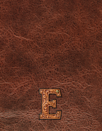 Monogrammed Initial Western Leather Look Saddle Longhorn Cowboy Cowgirl Kitchen Dish Towels Made in America
