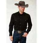 Roper Solid Poplin Snap - Mens Western Shirt