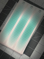White Shadow Drop Honeycomb Arrow Wraps