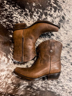 The Loretta Brown Leather Boots