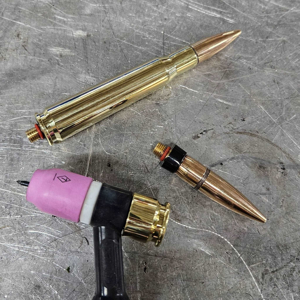 Tig Welding Bullet Back Cap Set and 20mm Vulcan Round Tungsten Holder Bundle