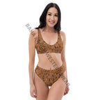 Yeehaw Tooled Leather Print Bikini
