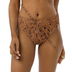 Yeehaw Tooled Leather Bikini Bottom