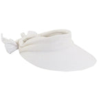 Scala Cotton Bow Visor - Womens Visor