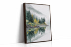 Autumn's Embrace on Still Waters