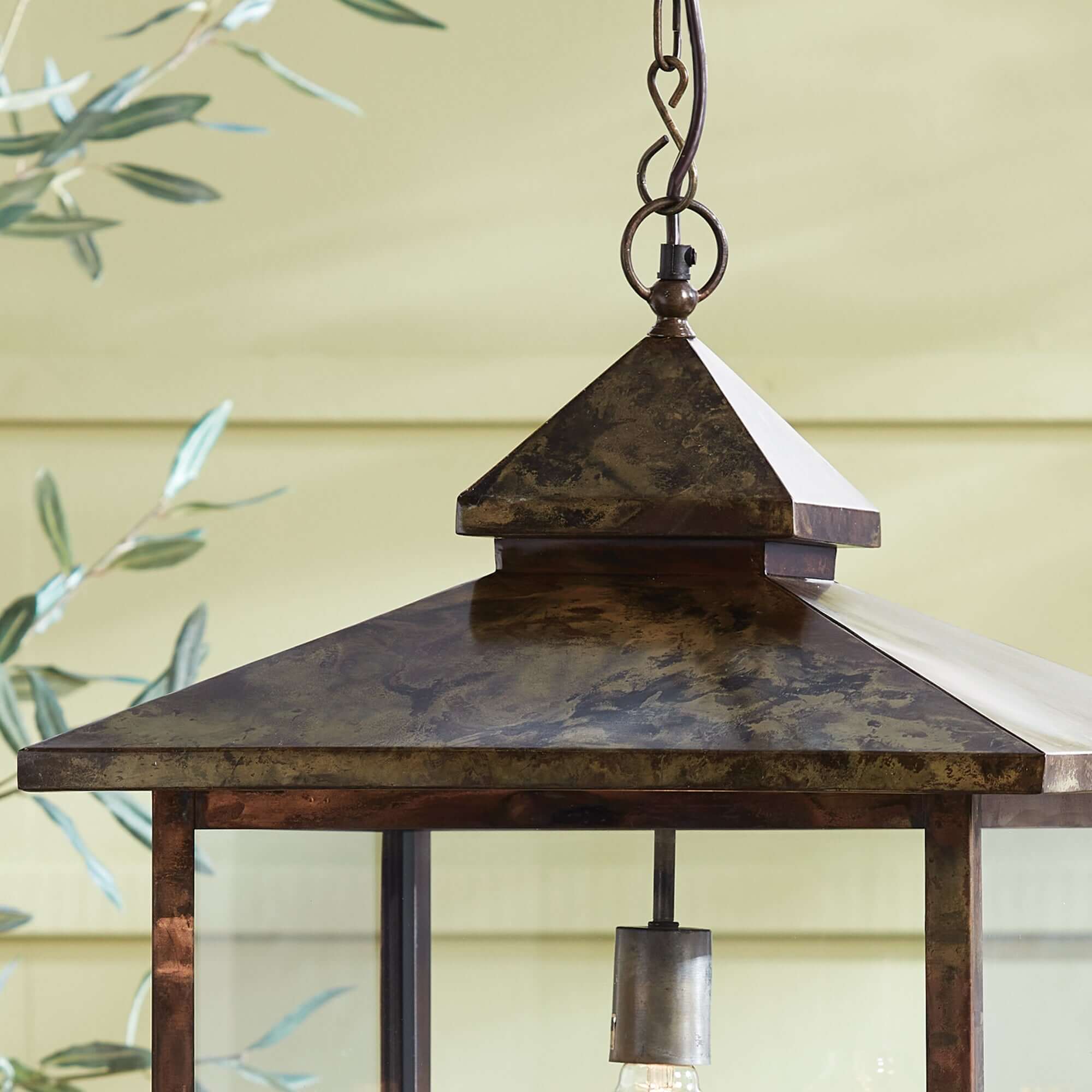 Vintage Farmhouse Hanging Lantern Light