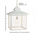 Vintage Farmhouse Hanging Lantern Light