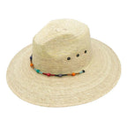 Peter Grimm Viva - Wide Brim Mexican Palm Straw Fedora Hat