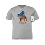 Where The Buffalo Roam - Adult Unisex Western Watercolor Tee T-Shirt