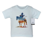 Where The Buffalo Roam - Infant Kids Watercolor Western Tee T-Shirt