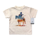 Where The Buffalo Roam - Infant Kids Watercolor Western Tee T-Shirt