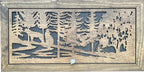 Large Hidden Gun Storage Cabinet Wolf Scene Wall Decor - Wolves In The Woods